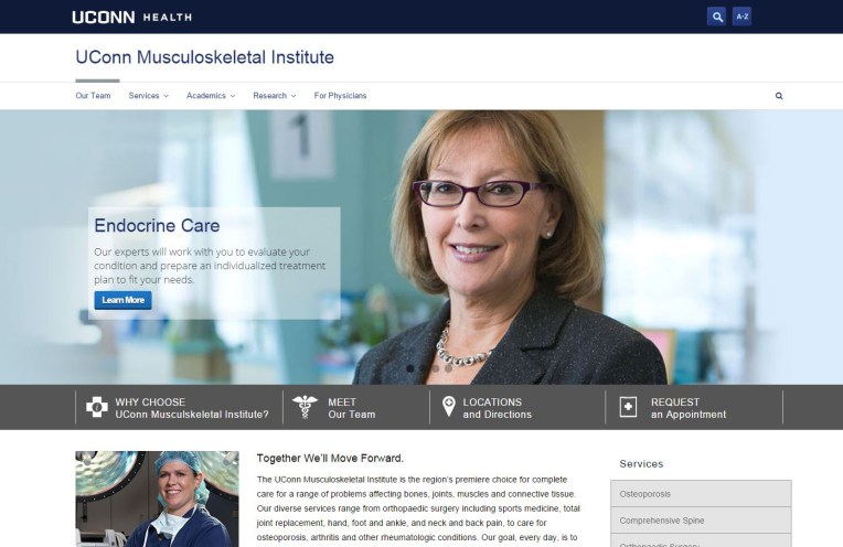 UConn MSI Website Concept